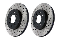 StopTech Power Slot 05-07 Cadillac XLR / 06-09 Chevy Corvette Front Right Drilled & Slotted Rotors