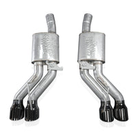 Stainless Works 22-25 Cadillac CT5-V Blackwing Axle Back Exhaust - Black Chrome Tips