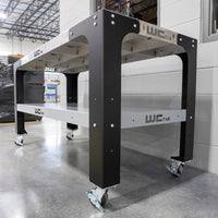 Wehrli Modular Steel Work Bench Top/Shelf Kit - 32in x 72in x .120in Thick (Stainless Steel & Grey)