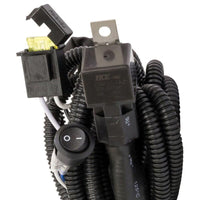 Westin 11ft Length 14 Ga Incl 15 Amp Fuse w/ Loom & Single Connector LED Wiring Harness - Black