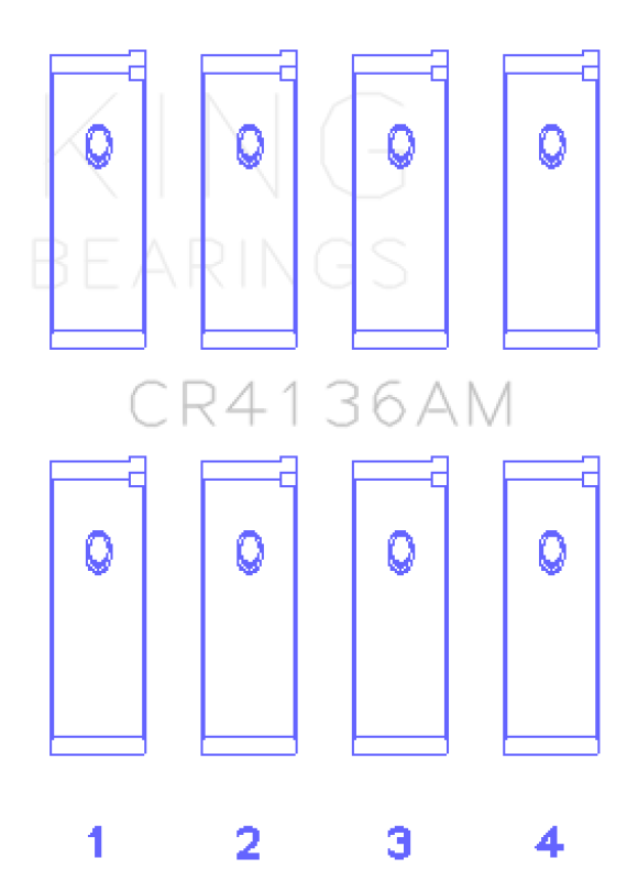 King Engine Bearings 91-02 Nissan SR20DE L4 DOHC 16 Valves (Size STD) Rod Bearing Set