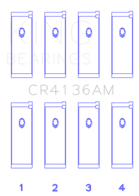 King Engine Bearings 91-02 Nissan SR20DE L4 DOHC 16 Valves (Size +0.25) Rod Bearing Set