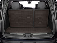 WeatherTech 21-26 Cadillac Escalade Behind 3rd Row Seating SeatBack Cargo Liners HP - Cocoa