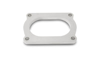 Vibrant T304 SS 4 Bolt Flange for 3.5in O.D. Oval tubing