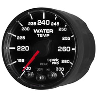 Autometer Spek-Pro - Nascar 2-1/16in Water Temp 100- 300F Bfb Ecu