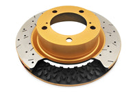 DBA 15-21 Nissan GT-R Nismo Front Left 5000 Series 2-Piece Drilled Rotor w/Black Hat