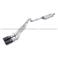aFe Rebel Series CB Middle-Side Exit SS Exhaust w/ Polished Tips 09-16 GM Silverado/Sierra V6/V8