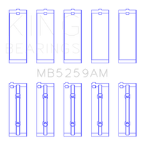 King Engine Bearings Honda B18A1 (Size +1.0mm) Main Bearing Set