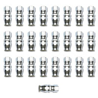 Russell Performance -6 AN Endura PowerFlex Power Steering Straight Hose Ends (25 pcs.)