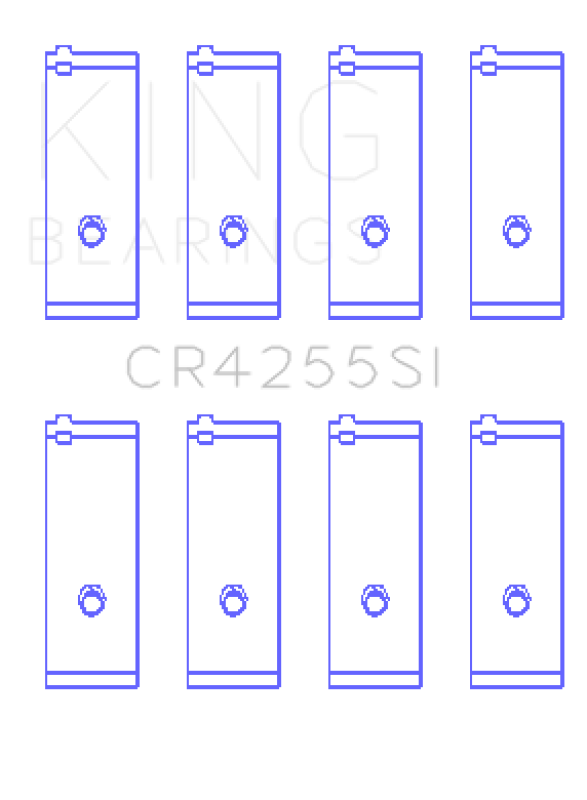 King Engine Bearings G.M.C. /Quard 4 1996/Up (Size +1.0mm) Connecting Rod Bearing Set