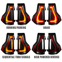 Oracle 10-23 Lexus GX460 and Toyota Prado Flush Lensless LED Tail Lights - Black Series