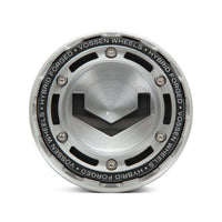 Vossen Billet Modular Cap - Small - Brushed w/ Grey Insert
