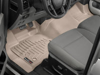 WeatherTech 2015+ Ford F-150 Regular Cab Front FloorLiner - Tan