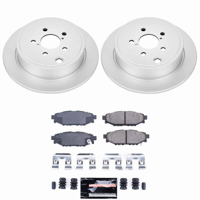 Power Stop 13-16 Subaru BRZ Rear Z23 Coated Brake Kit