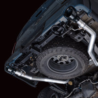 AWE Tuning 2021+ Ford F-150 Tremor (w/ Bumper Cutouts) 0FG Resonated Cat-Back - Diamond Black Tips