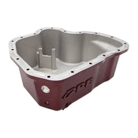 Wehrli 11-16 GM Duramax WCFab X PPE High Capacity Aluminum Oil Pan - Illusion Purple