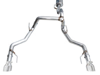AWE Tuning 2021+ Ford F150 Tremor w/ Bumper Cutouts 0FG Resonated Cat-Back w/ Chrome Silver Tips