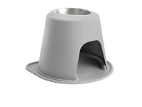 WeatherTech Pet Feeding System Single High 96oz 14in. Stainless Bowl - Light Grey
