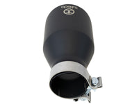 aFe Takeda Universal Exhaust Tip 3 IN Inlet x 5 IN Outlet x 9 IN L- Black