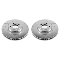 Power Stop 10-17 BMW 535i GT Front Evolution Drilled & Slotted Rotors - Pair