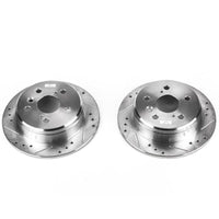 Power Stop 97-01 Lexus ES300 Rear Evolution Drilled & Slotted Rotors - Pair