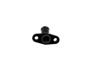 Fleece Performance Universal 45 Degree Turbo Drain Nipple w/ O-ring