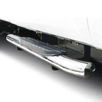 Westin 2007-2013 Chevy Silverado 1500 Reg Cab PRO TRAXX 4 Oval Nerf Step Bars - SS
