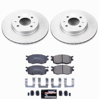 Power Stop 06-11 Hyundai Accent Front Z23 Coated Brake Kit