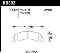 Hawk Performance Ceramic Street Brake Pads