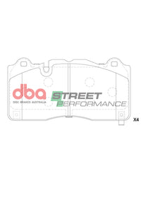 DBA 16-22 Chevrolet Camaro ZL1 (w/6 Piston Brembo Caliper) SP Performance Front Brake Pads