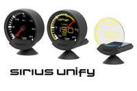 GReddy Sirius Unify Turbo Boost Gauge Set (Sirius Meter w/Boost Pressure Sensor Set & Vision Displ)