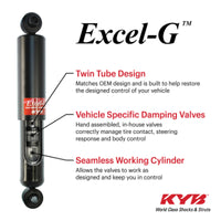 KYB 17-19 Honda CR-V / 20-22 Honda CR-V L4 1.5L (Exc. Hybrid) Excel-G Strut - Front Left