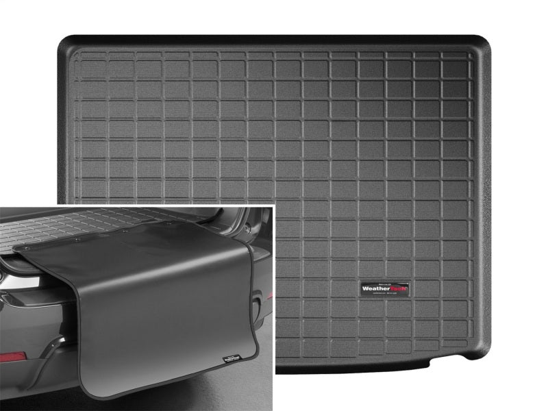 WeatherTech 2017+ Infiniti QX30 Cargo Liner With Bumper Protector - Black
