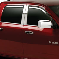 Putco 10-20 RAM 2500/3500 - Quad Cab (Set of 4) Element Chrome Window Visors