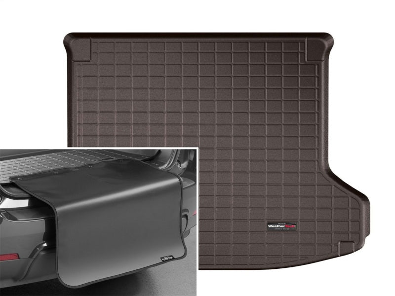 WeatherTech 2019+ Infiniti QX50 Cargo Liner w/Bumper Protector - Cocoa