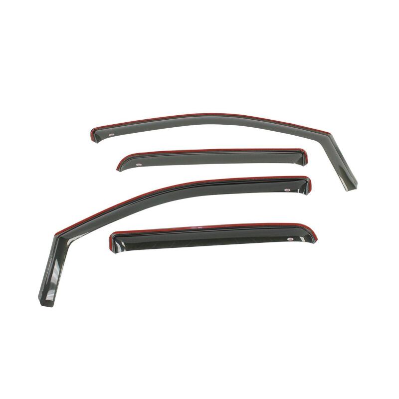 Westin 2005-2017 Nissan Frontier 4dr In-Channel Wind Deflector 4pc - Smoke