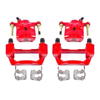 Power Stop 09-13 Subaru Forester Rear Red Calipers w/Brackets - Pair