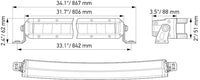 Hella Universal Black Magic 32in Tough Slim Curved Light Bar - Spot & Flood Light