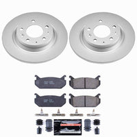 Power Stop 98-02 Mazda 626 Rear Z23 Coated Brake Kit