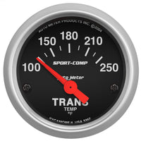 Autometer Sport Comp 100-250 F Trans Temp Gauge
