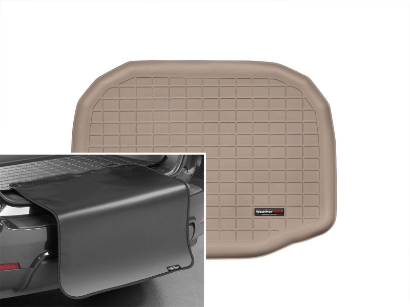 WeatherTech 11+ Ford Explorer Cargo Liner w/ Bumper Protector - Tan