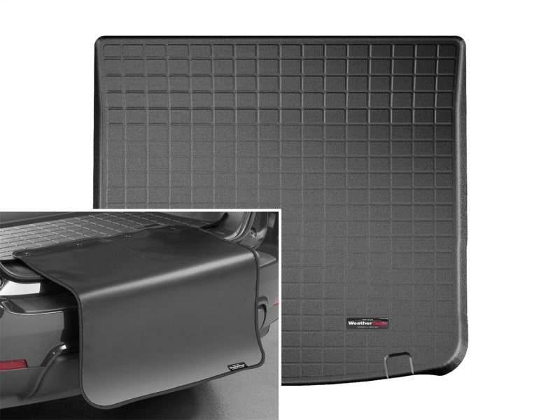WeatherTech 2016+ Lincoln MKX Cargo Liner w/ Bumper Protector - Black