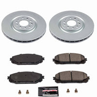 Power Stop 16-23 Jeep Cherokee Front Z23 Coated Brake Kit