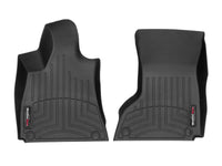 WeatherTech 2016+ Maserati Quattroporte Front FloorLiner - Black (2 Grommet Style)