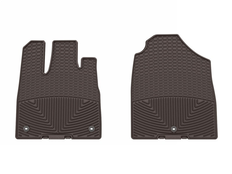 WeatherTech 23-25 Honda Pilot Front All-Weather Floor Mats - Cocoa