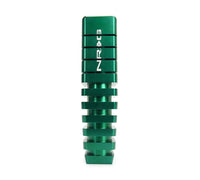 NRG Shift Knob - 20 Year Anniversary Weighted Square Heat Sink Short - Green