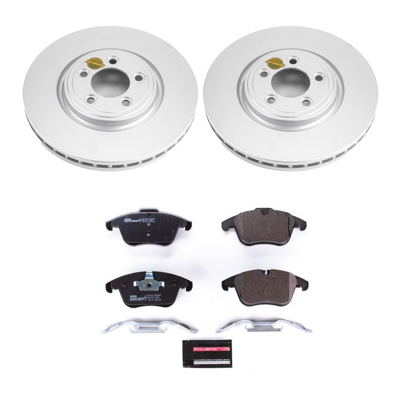 Power Stop 06-08 Jaguar S-Type Front Euro-Stop Brake Kit