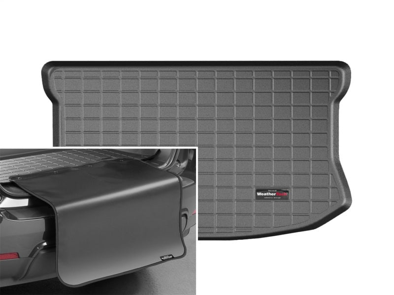 WeatherTech 2012+ Toyota Prius C Cargo Liner w/ Bumper Protector - Black