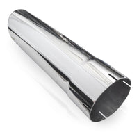 Stainless Works Single Wall Slash Cut Exhaust Tip - 3 1/2in Body 3in ID Inlet
