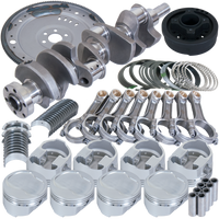 Eagle Ford 302 Serpentine 164 Tooth Flexplate Balanced Rotating Assembly - 5.400in I-Beam +.030 Bore